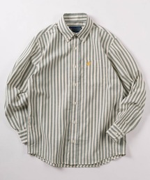 BEVERLY HILLS POLO CLUB（ビバリーヒルズポロクラブ）の「【71】【BEVERLY HILLS POLO CLUB/ビバリーヒルズポロクラブ】ワンポイント刺繍 無地 チェック ストライプ オックスシャツ（シャツ/ブラウス）」