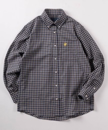 make a ray!（メイク ア レイ！）の「【71】【BEVERLY HILLS POLO CLUB/ビバリーヒルズポロクラブ】ワンポイント刺繍 無地 チェック ストライプ オックスシャツ（シャツ/ブラウス）」