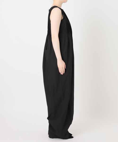 IENA LA BOUCLE(イエナラブークル)の「IENA LA BOUCLE ハイカウントタイプライタータックオールインワン(サロペット/オーバーオール・レディース・ベージュ/ブラック・38/36)」の22枚目の写真