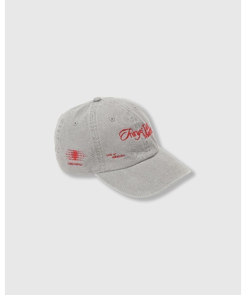 THINGS THAT MATTER(シングス ザット マター)の「CHAOTIC PIGMENT CAP / カオティック ピグメント キャップ(キャップ・レディース・チャコールグレー/ライトグレー・FREE)」の4枚目の写真