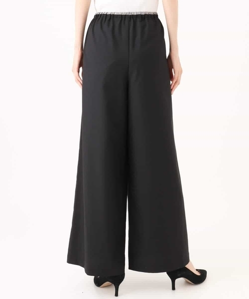 MK MICHEL KLEIN（エムケーミッシェルクラン）の「[洗える]マイクロサキソニー ワイドパンツ（その他パンツ・レディース・ブラック/グレー・38）」の16枚目の写真