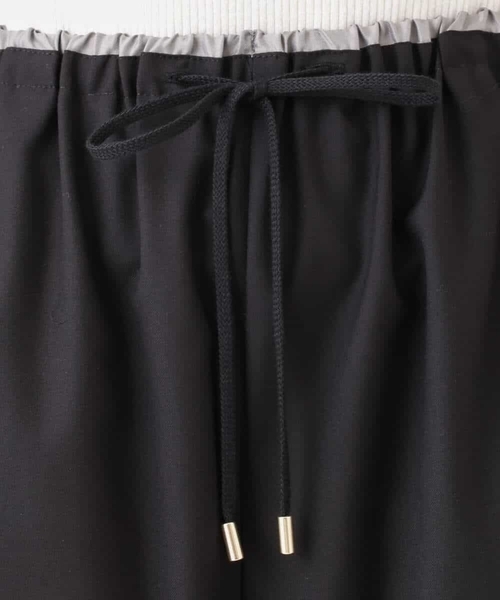 MK MICHEL KLEIN（エムケーミッシェルクラン）の「[洗える]マイクロサキソニー ワイドパンツ（その他パンツ・レディース・ブラック/グレー・38）」の18枚目の写真