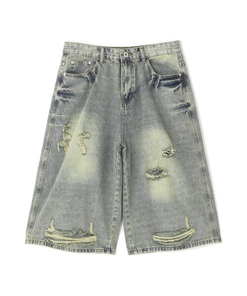 L.H.P（エルエイチピー）の「MAVYTH/メヴィス/CLASH DENIM SHORTS（デニムパンツ・メンズ・ブルー系その他3・XL/M/L）」の3枚目の写真
