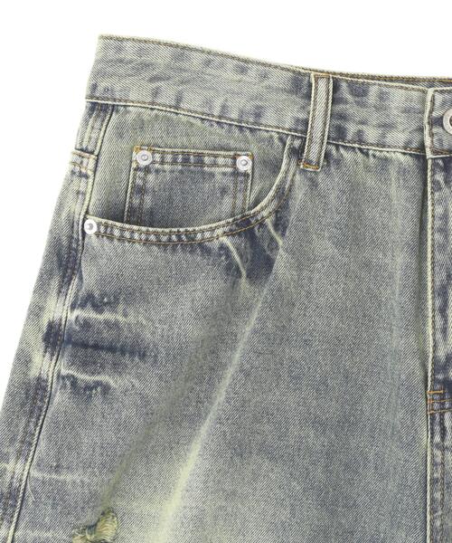L.H.P（エルエイチピー）の「MAVYTH/メヴィス/CLASH DENIM SHORTS（デニムパンツ・メンズ・ブルー系その他3・XL/M/L）」の6枚目の写真