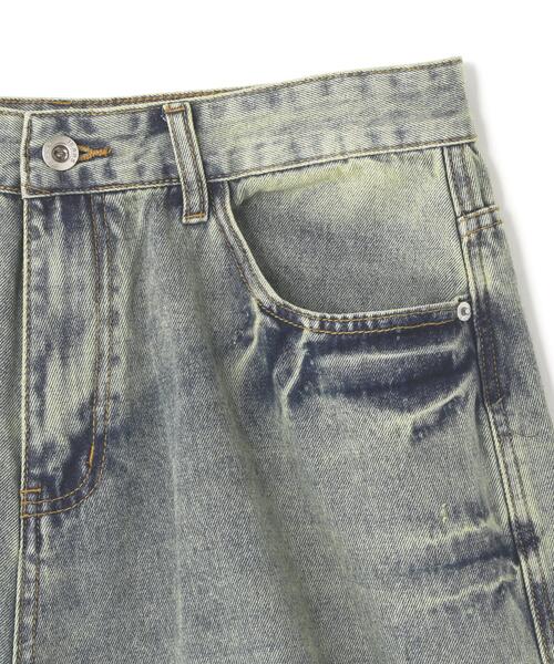 L.H.P（エルエイチピー）の「MAVYTH/メヴィス/CLASH DENIM SHORTS（デニムパンツ・メンズ・ブルー系その他3・XL/M/L）」の7枚目の写真