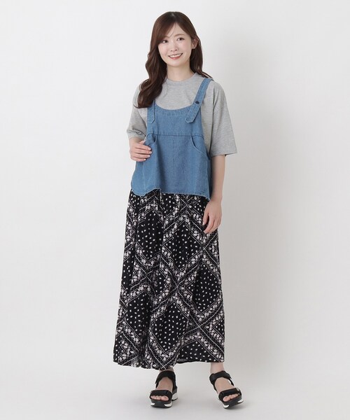 one'sterrace(ワンズテラス)の「デニム ワークベスト(ベスト・レディース・ブルー系その他7/ネイビー系5・02)」の15枚目の写真
