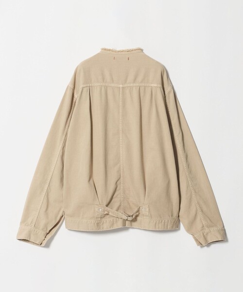 NEEDBY heritage（ニードバイヘリテージ）の「【別注】＜NEEDBY heritage＞デニム ジャケット/ベージュ（その他アウター・レディース・ベージュ・FREE）」の2枚目の写真