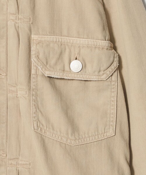 NEEDBY heritage（ニードバイヘリテージ）の「【別注】＜NEEDBY heritage＞デニム ジャケット/ベージュ（その他アウター・レディース・ベージュ・FREE）」の5枚目の写真