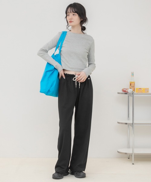 HEILIS(ヘイリス)の「メッセージプリントビッグエコトートバッグ/トートバッグ ビッグトートバッグ エコバッグ ショルダーバッグ 大容量バッグ プリントバッグ メッセージプリント 肩掛けバッグ 軽量バッグ 韓国ファッション カジュアル ストリート デイリー 通勤 通学 旅行 春 夏 秋 冬 アイボリー ブルー(トートバッグ・レディース・ブルー/アイボリー・FREE)」の17枚目の写真