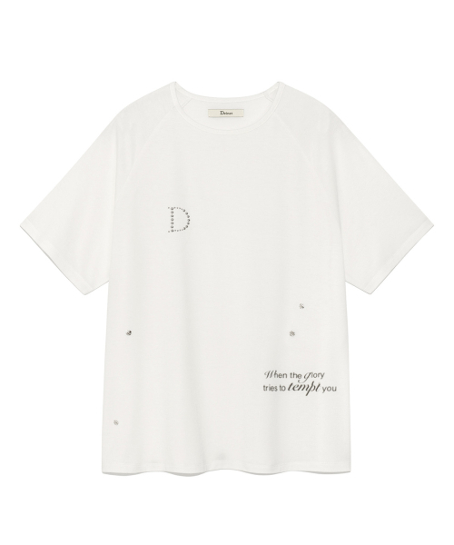 DEINET（ダイニット）の「[YOON SOAP x DEINET] BUTTON DETAIL T-SHIRT IN WHITE（Tシャツ/カットソー・レディース・その他・FREE）」の2枚目の写真