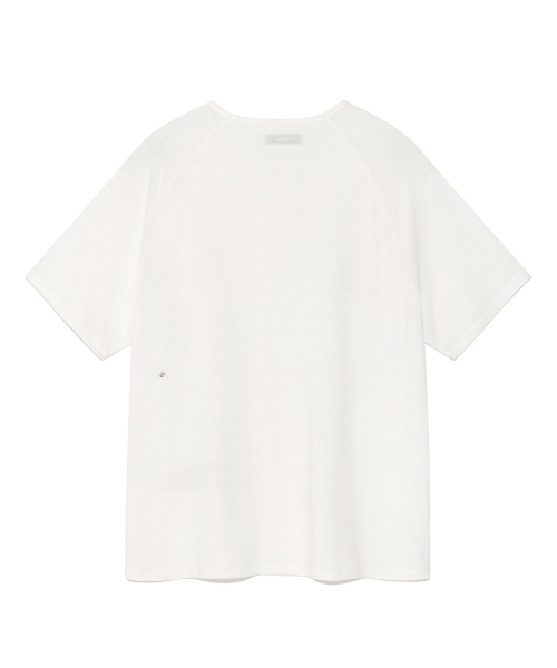 DEINET（ダイニット）の「[YOON SOAP x DEINET] BUTTON DETAIL T-SHIRT IN WHITE（Tシャツ/カットソー・レディース・その他・FREE）」の3枚目の写真