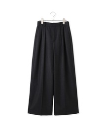 ファインフラノ2タックパンツ/ネップヘリンボン2タックパンツ