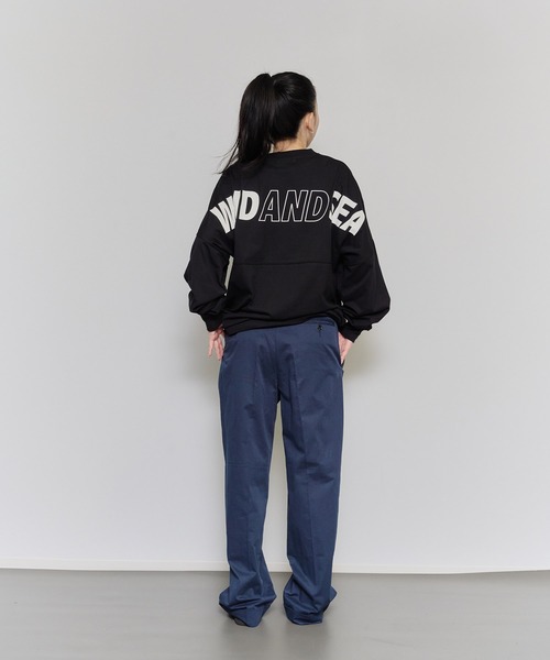 WIND AND SEA（ウィンダンシー）の「OVERSIZED TECH L/S TEE（Tシャツ/カットソー・メンズ・ブラック/ネイビー/グレー/オフホワイト・MEDIUM/X-LARGE/LARGE/SMALL）」の16枚目の写真
