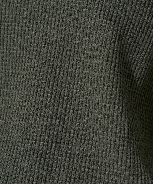 FREAK'S STORE(フリークスストア)の「限定展開 ヘビー ワッフル クルーネック チュニック プルオーバー(Tシャツ/カットソー・レディース・オリーブ/オフホワイト/チャコールグレー/グレー/ブラウン/ベージュ/ブルーグリーン/ピンク・フリ-)」の17枚目の写真