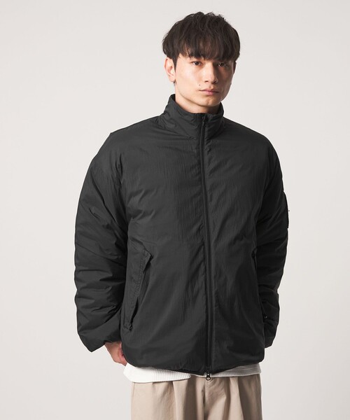 TAION(タイオン)の「【別注】<TAION×CITEN>ライトダウンブルゾン(ダウンジャケット/コート・メンズ・ライトグレー/ブラック・M/L)」の7枚目の写真
