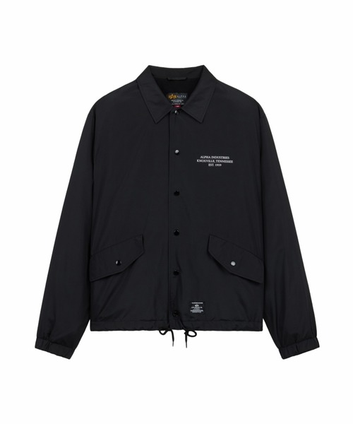 Alpha Industries(アルファインダストリーズ)の「Alpha Industries/アルファ インダストリーズ/HAMPTON RELAXED FIT COACHES JACKET (DRAGON)/ハンプトン リラックスフィット コーチジャケット ドラゴン(ブルゾン・メンズ・ブラック・XL/L/M/S)」の2枚目の写真