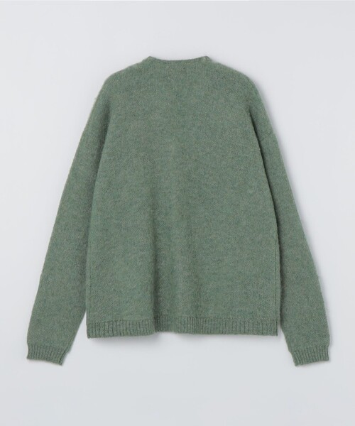 TOWNCRAFT(タウンクラフト)の「【City Ambient Products別注】TOWNCRAFT: MOHAIR SHAGGY CARDIGAN(カーディガン/ボレロ・メンズ・ライトオリーブ/ブラック/レッド・SMALL/MEDIUM)」の8枚目の写真