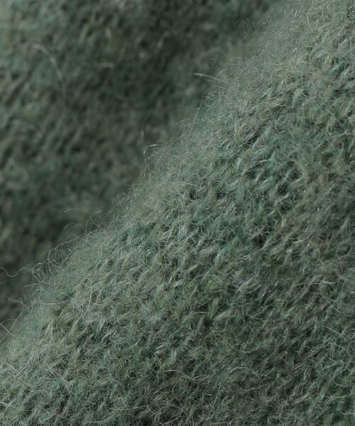 TOWNCRAFT(タウンクラフト)の「【City Ambient Products別注】TOWNCRAFT: MOHAIR SHAGGY CARDIGAN(カーディガン/ボレロ・メンズ・ライトオリーブ/ブラック/レッド・SMALL/MEDIUM)」の9枚目の写真