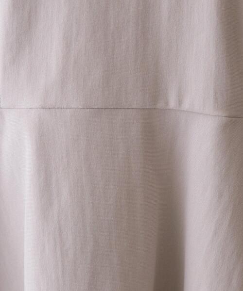 index(インデックス)の「バックパール調ペプラムトップス【洗濯機OK】(Tシャツ/カットソー・レディース・ブルー系その他/ナチュラル/スミクロ・36/38/40/42)」の6枚目の写真