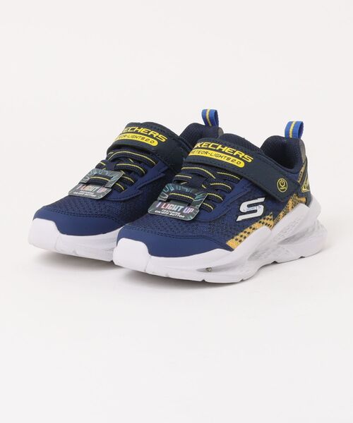 SKECHERS(スケッチャーズ)の「SKECHERS スケッチャーズ S LIGHTS-METEOR-LIGHTS 2.0【光る靴/オンオフボタン付き】キッズスニーカー 子供靴(Sライツメテオライツ)(スニーカー・キッズ・ブルー系その他/ブルー系その他2・17.0cm/18.0cm/19.0cm/20.0cm)」の1枚目の写真