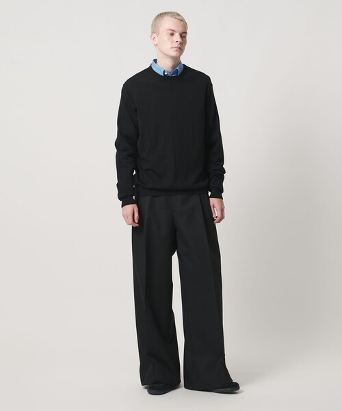 UNITED ARROWS & SONS(ユナイテッドアローズアンドサンズ)の「<UNITED ARROWS & SONS by MASATAKA HATTORI> H/G C/N SWEATER/ニット(ニット/セーター・メンズ・ブラック/レッド/オレンジ・L/M/XL/S)」の9枚目の写真