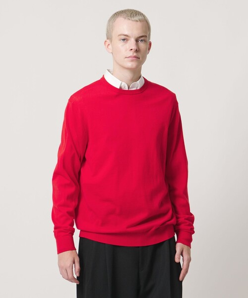 UNITED ARROWS & SONS(ユナイテッドアローズアンドサンズ)の「<UNITED ARROWS & SONS by MASATAKA HATTORI> H/G C/N SWEATER/ニット(ニット/セーター・メンズ・ブラック/レッド/オレンジ・L/M/XL/S)」の10枚目の写真