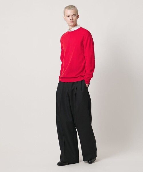 UNITED ARROWS & SONS(ユナイテッドアローズアンドサンズ)の「<UNITED ARROWS & SONS by MASATAKA HATTORI> H/G C/N SWEATER/ニット(ニット/セーター・メンズ・ブラック/レッド/オレンジ・L/M/XL/S)」の11枚目の写真