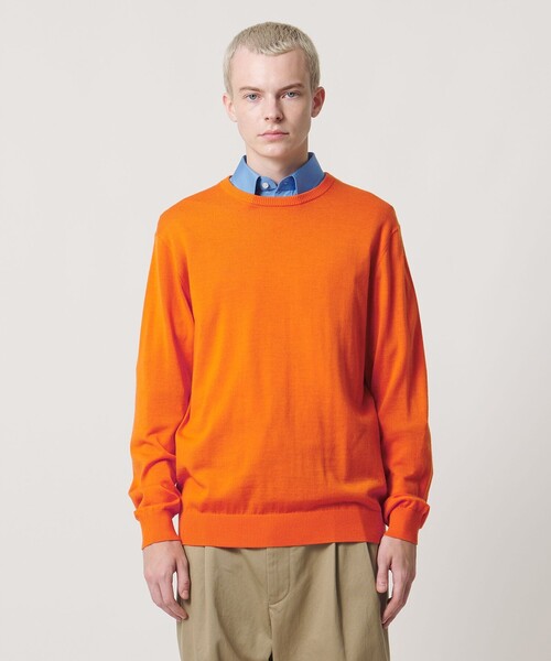 UNITED ARROWS & SONS(ユナイテッドアローズアンドサンズ)の「<UNITED ARROWS & SONS by MASATAKA HATTORI> H/G C/N SWEATER/ニット(ニット/セーター・メンズ・ブラック/レッド/オレンジ・L/M/XL/S)」の13枚目の写真