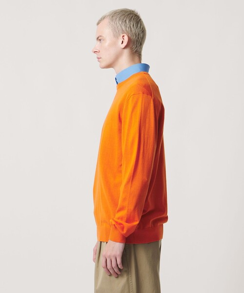UNITED ARROWS & SONS(ユナイテッドアローズアンドサンズ)の「<UNITED ARROWS & SONS by MASATAKA HATTORI> H/G C/N SWEATER/ニット(ニット/セーター・メンズ・ブラック/レッド/オレンジ・L/M/XL/S)」の14枚目の写真