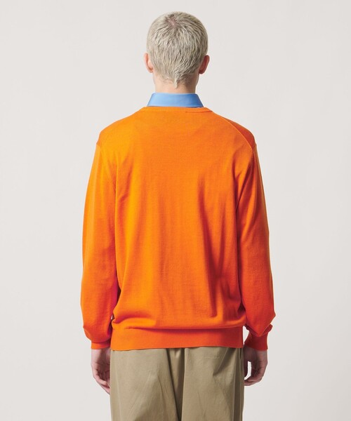 UNITED ARROWS & SONS(ユナイテッドアローズアンドサンズ)の「<UNITED ARROWS & SONS by MASATAKA HATTORI> H/G C/N SWEATER/ニット(ニット/セーター・メンズ・ブラック/レッド/オレンジ・L/M/XL/S)」の15枚目の写真