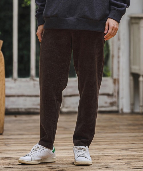 CAMBIO(カンビオ)の「mp15409- Mole Wide Rib Slim Tapered Pants スリムテーパードパンツ(GM-A6202W-006)(その他パンツ・メンズ・ブラウン/ベージュ/ブラック・S/L/M)」の10枚目の写真