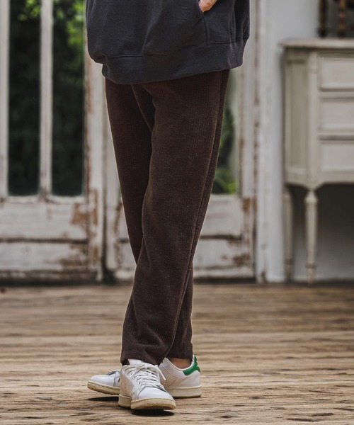 CAMBIO(カンビオ)の「mp15409- Mole Wide Rib Slim Tapered Pants スリムテーパードパンツ(GM-A6202W-006)(その他パンツ・メンズ・ブラウン/ベージュ/ブラック・S/L/M)」の11枚目の写真