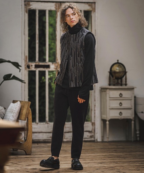 CAMBIO(カンビオ)の「mp15409- Mole Wide Rib Slim Tapered Pants スリムテーパードパンツ(GM-A6202W-006)(その他パンツ・メンズ・ブラウン/ベージュ/ブラック・S/L/M)」の20枚目の写真