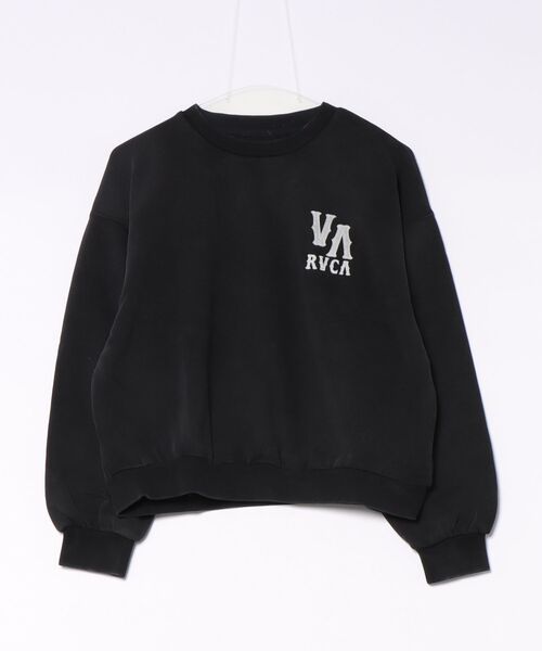 RVCA(ルーカ)の「RVCA ウィメンズ ARCH OE CR トレーナー 【2026年秋冬モデル】(スウェット・レディース・ブラック系その他2/ブラック/ホワイト系その他/ブラック系その他3・MEDIUM/SMALL)」の4枚目の写真