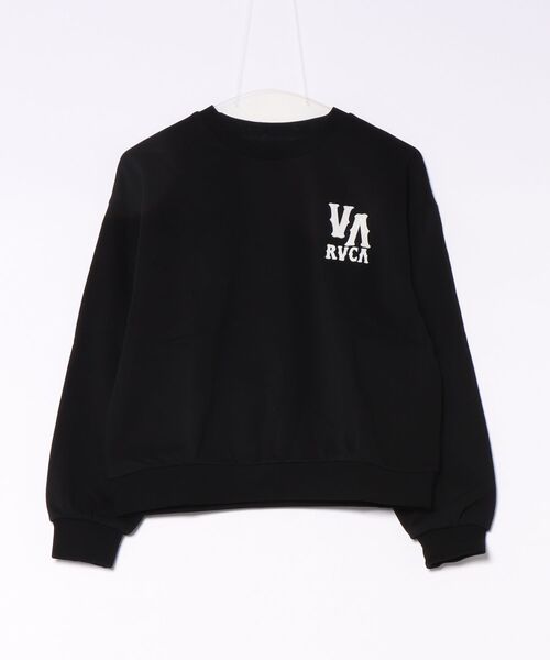 RVCA(ルーカ)の「RVCA ウィメンズ ARCH OE CR トレーナー 【2026年秋冬モデル】(スウェット・レディース・ブラック系その他2/ブラック/ホワイト系その他/ブラック系その他3・MEDIUM/SMALL)」の3枚目の写真