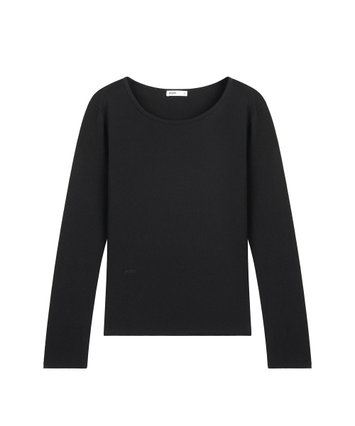 PEPLEE（ペプリー）の「[セット] テンセルレイヤードトップス（ブラック）（Tシャツ/カットソー・レディース・その他・FREE）」の3枚目の写真
