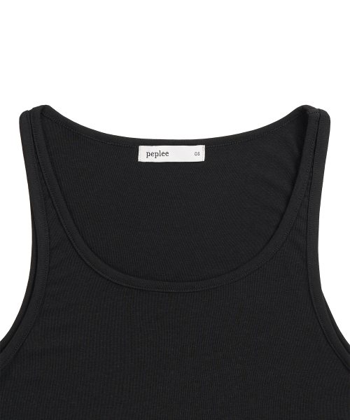 PEPLEE（ペプリー）の「[セット] テンセルレイヤードトップス（ブラック）（Tシャツ/カットソー・レディース・その他・FREE）」の8枚目の写真