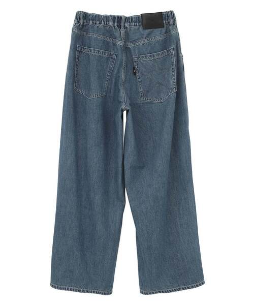 CONVERSE TOKYO(コンバーストウキョウ)の「3D WIDE DENIM PANTS(デニムパンツ・レディース・ブルー/インディゴブルー/ブラック・MEDIUM/SMALL)」の20枚目の写真