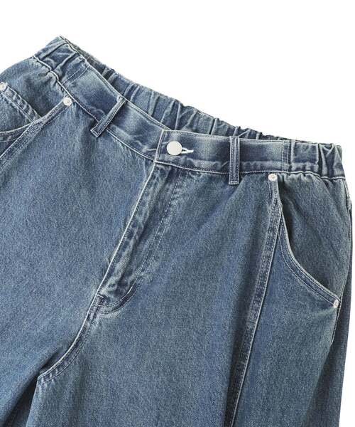 CONVERSE TOKYO(コンバーストウキョウ)の「3D WIDE DENIM PANTS(デニムパンツ・レディース・ブルー/インディゴブルー/ブラック・MEDIUM/SMALL)」の21枚目の写真