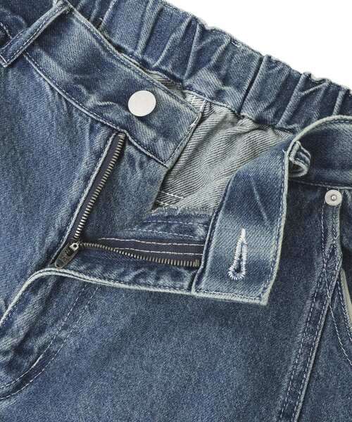 CONVERSE TOKYO(コンバーストウキョウ)の「3D WIDE DENIM PANTS(デニムパンツ・レディース・ブルー/インディゴブルー/ブラック・MEDIUM/SMALL)」の22枚目の写真
