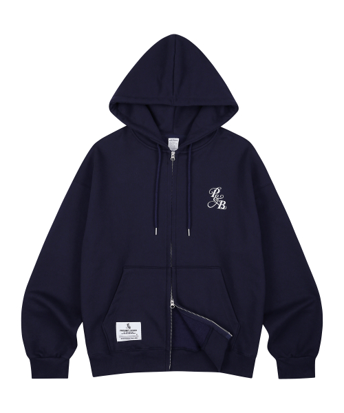 PAPERBOY(ペーパーボーイ)の「レガシー トゥウェア ジップアップパーカー-ネイビー(パーカー・レディース・その他・X-LARGE/MEDIUM/LARGE/SMALL)」の1枚目の写真