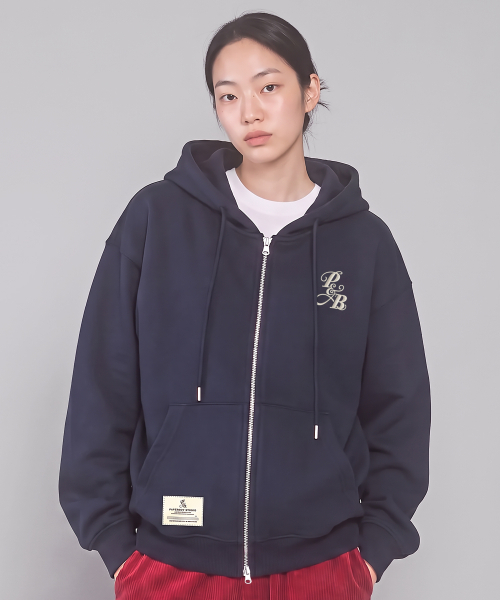 PAPERBOY(ペーパーボーイ)の「レガシー トゥウェア ジップアップパーカー-ネイビー(パーカー・レディース・その他・X-LARGE/MEDIUM/LARGE/SMALL)」の3枚目の写真
