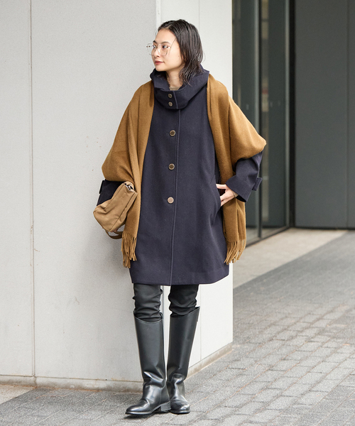 Traditional Weatherwear(トラディショナルウェザーウェア)の「別注【TRADITIONAL WEATHERWEAR】MALTON LONG HOODED COAT(その他アウター・レディース・ネイビー/キャメル/チャコールグレー・34)」の21枚目の写真