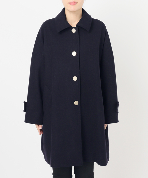 Traditional Weatherwear(トラディショナルウェザーウェア)の「別注【TRADITIONAL WEATHERWEAR】MALTON LONG HOODED COAT(その他アウター・レディース・ネイビー/キャメル/チャコールグレー・34)」の5枚目の写真