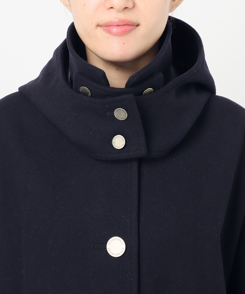 Traditional Weatherwear(トラディショナルウェザーウェア)の「別注【TRADITIONAL WEATHERWEAR】MALTON LONG HOODED COAT(その他アウター・レディース・ネイビー/キャメル/チャコールグレー・34)」の6枚目の写真