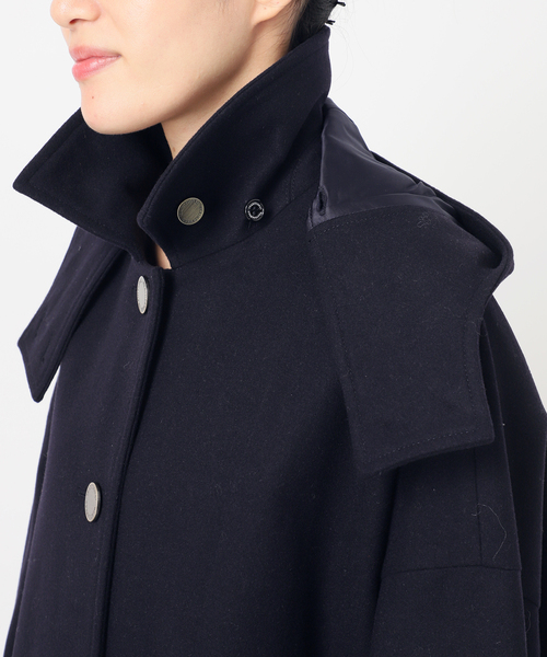 Traditional Weatherwear(トラディショナルウェザーウェア)の「別注【TRADITIONAL WEATHERWEAR】MALTON LONG HOODED COAT(その他アウター・レディース・ネイビー/キャメル/チャコールグレー・34)」の7枚目の写真