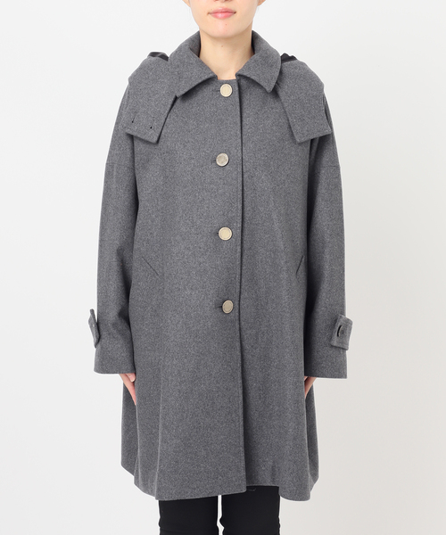 Traditional Weatherwear(トラディショナルウェザーウェア)の「別注【TRADITIONAL WEATHERWEAR】MALTON LONG HOODED COAT(その他アウター・レディース・ネイビー/キャメル/チャコールグレー・34)」の12枚目の写真