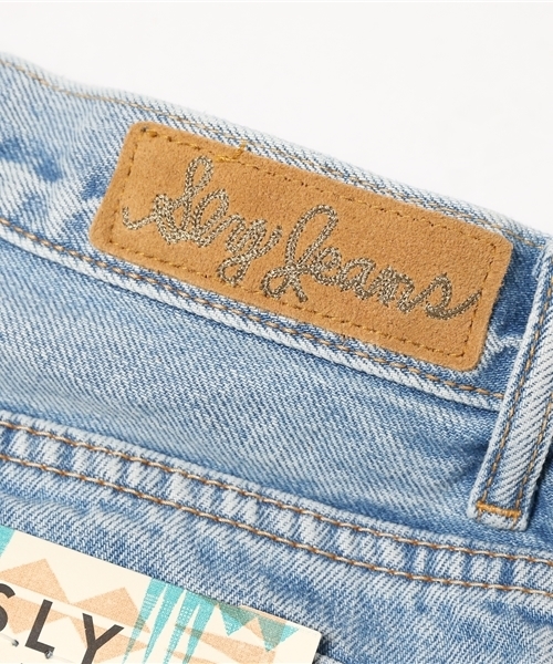 SLY（スライ）の「CLIFF HIP HUNG TILT S/PT-C（デニムパンツ・レディース・ライトブルー・0/2/1）」の13枚目の写真