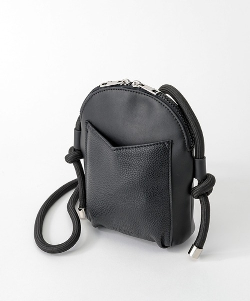 MATO by MARL MARL(マトーバイマールマール)の「MATO by MARLMARL/マトーバイマールマール ジップラインフォーンバッグ ZIPLINE PHONE BAG(マザーズバッグ・レディース・ブラック/ホワイト・FREE)」の7枚目の写真