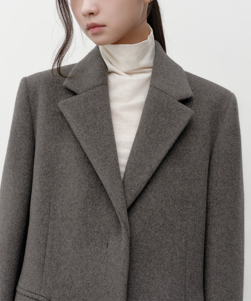 MUSINSA STANDARD WOMAN（ムシンサスタンダードウーマン）の「ウィメンズカシミヤブレンドチェスターロングコート[トープ]（チェスターコート・レディース・その他・LARGE/MEDIUM/SMALL/X-SMALL）」の6枚目の写真